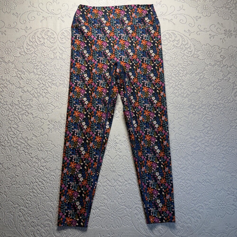 SSYS The Label Leggings Womens XXL Multicolor High Rise Floral Ankle Yoga Gym